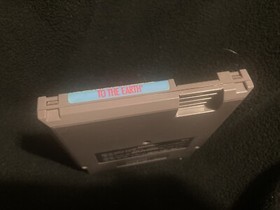 NES Nintendo To The Earth 1989 Game Cartridge. Cleaned. Light Gun Game.