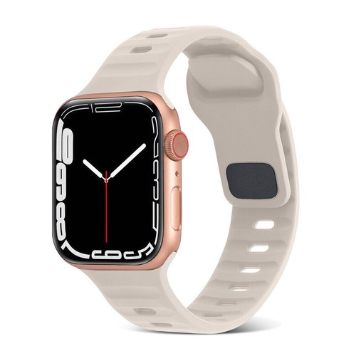 Classic Sports Soft Strap Silicone Bracelet Rubber Band For iWatch Ultra 8 7 6 5 - Picture 50 of 52