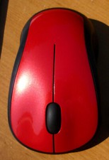 Logitech M310 Wireless Laser Mouse NO Receiver FLAME RED - vg COND