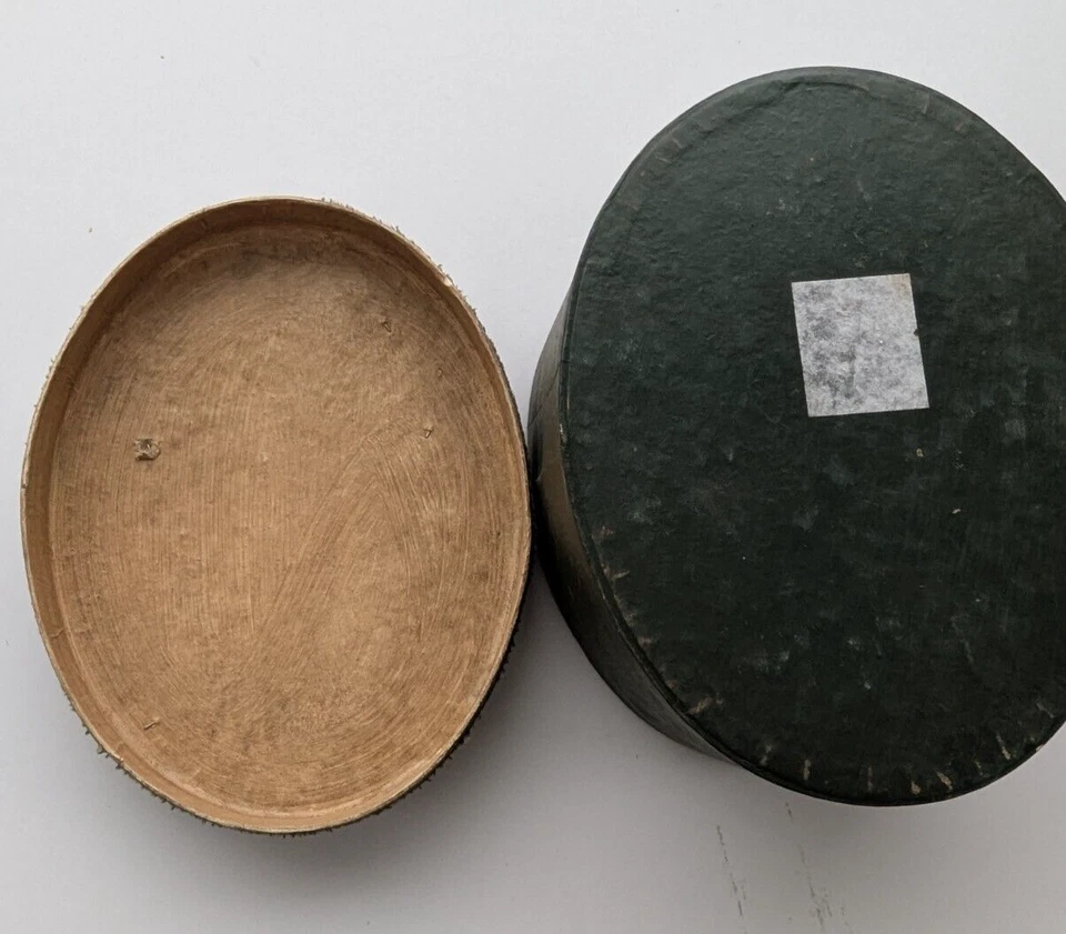 Vintage Shaker Moose Box Oval Painted Lid Finger Lap 5 x 7 Inch Storage - Image 4 of 4