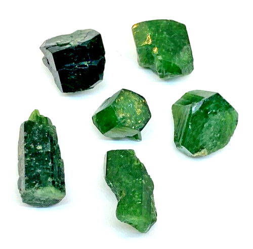 Cristallo di tormalina cromato uvite naturale 20,69 ct Birmania non trattato H291 - Foto 4 di 4