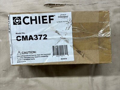 CHIEF CMA372 Unistrut adapter for 1-5/8'' Unistrut/U-Channels Free Shipping!