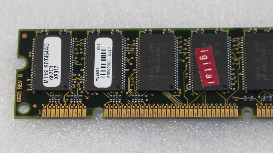 32 MB RAM MEMORY Micron MT16LSDT464AG-662C1 X9817 Desktop USED MODULE Rebuild - Image 4 of 4