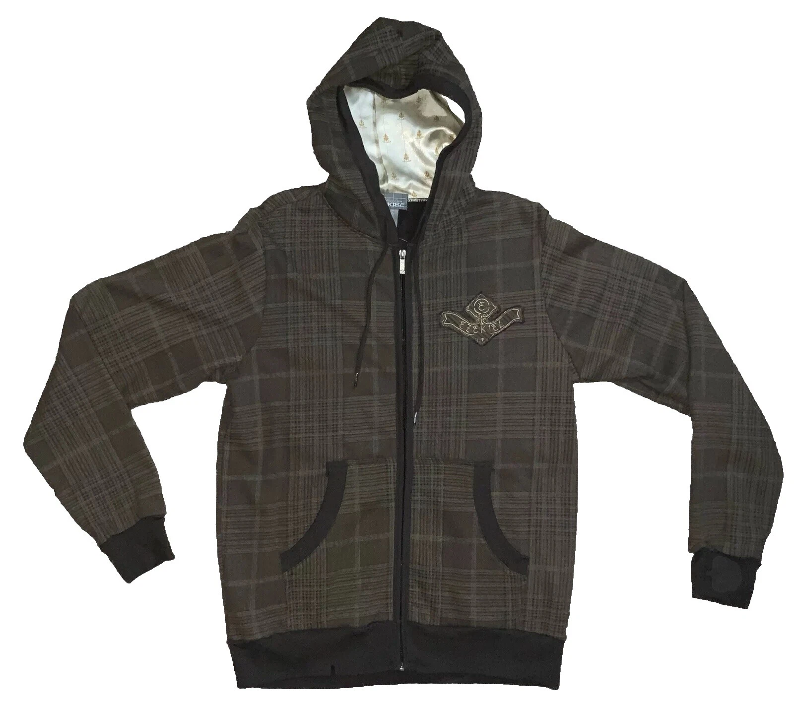 Polyester Plaid Hoodies & Sweatshirts for Men