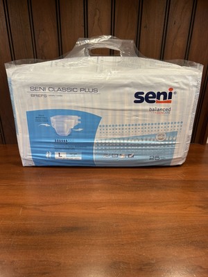 Seni Incontinence Brief Breathable S-LA25-BC2 Moderate to Heavy 25 Ct