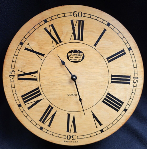 Rare VTG 143rd Anniv. Clock from Out of Business Peterboro Basket Co LE 87/1000 - Picture 7 of 7
