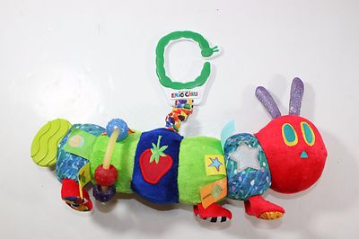 Eric Carle Very Hungry Caterpillar Teething Rattle Interactive Baby Toy  Plush