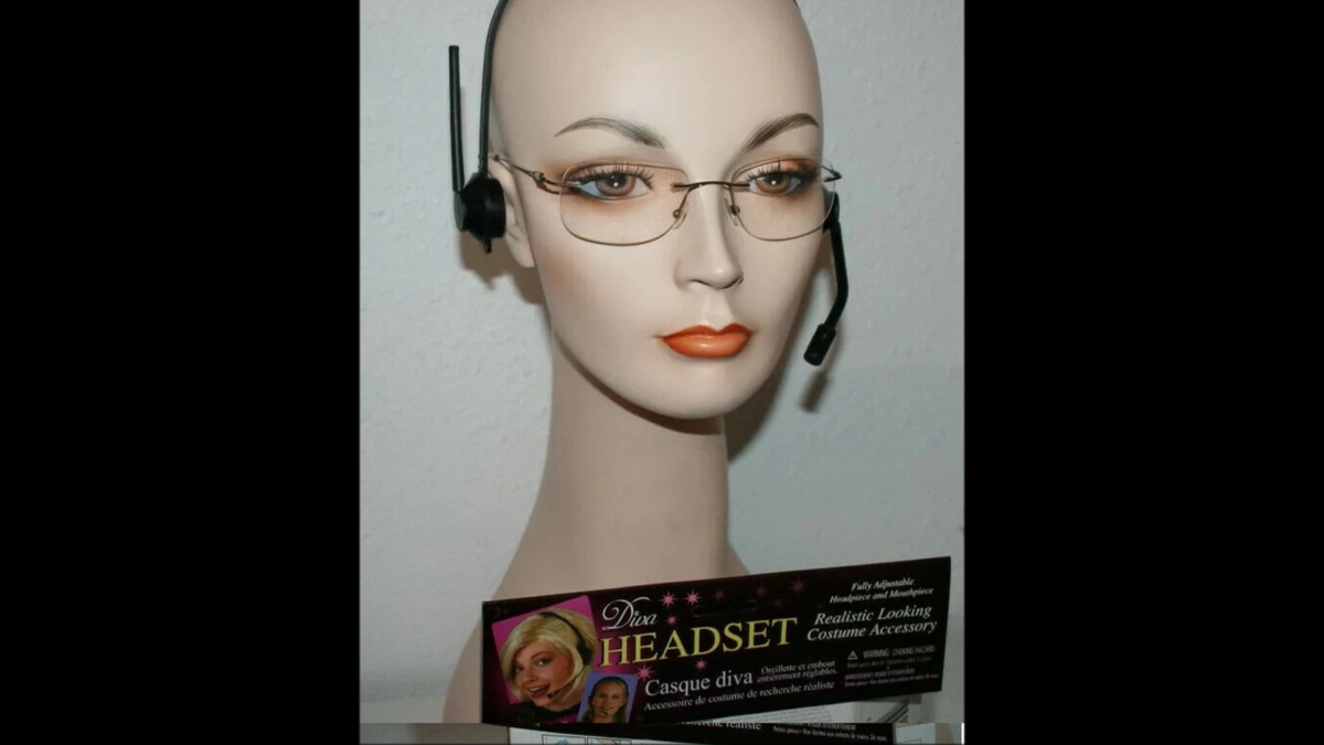 Faux Micro-casque Noir - Lot De 4, Accessoire Cosplay, Mascarade, Costume Créatif, Décoration Fête