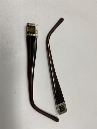 FENDI F895R 210 135mm BROWN TEMPLE ARM PARTS !J46