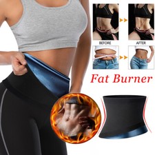 Women Men Waist Trainer Slim Sauna Belt Sweat Body Shaper Fat Burner Shapewear