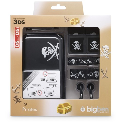 BigBen Accessoires De Pirate Sac Casque Coques Pour Nintendo 3DS DSi DS Lite - Photo 2/10