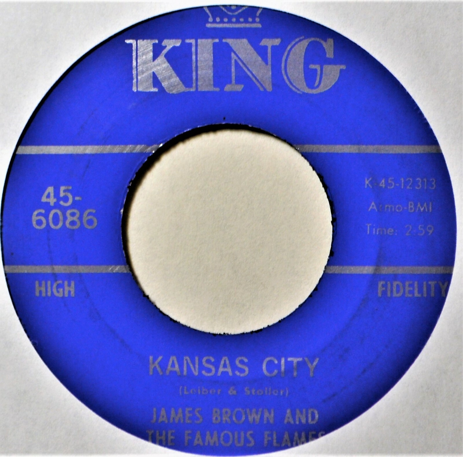 James Brown Kansas City StoneFox Northern Soul Funky 45 EX+ 7" Vinyl