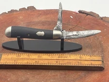 Vintage Cattaraugus 2 Blade Swell end Jack Wooden Handle-3273.24