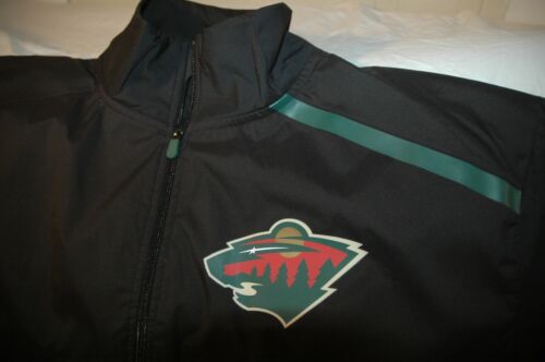 Minnesota Wild Fanatics authentische Pro Rinkside Anorak 1/4-Reißverschluss Jacke Herren XL - Bild 4 von 5