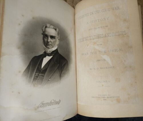Vintage Vermont in the Civil War Vermont Soldiers and Sailors G.G. Benedict 1886 - Picture 13 of 24