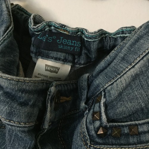Preowned Levi's Jeans Skinny Fit Youth Girls Jeans Size 10 - Picture 3 of 9