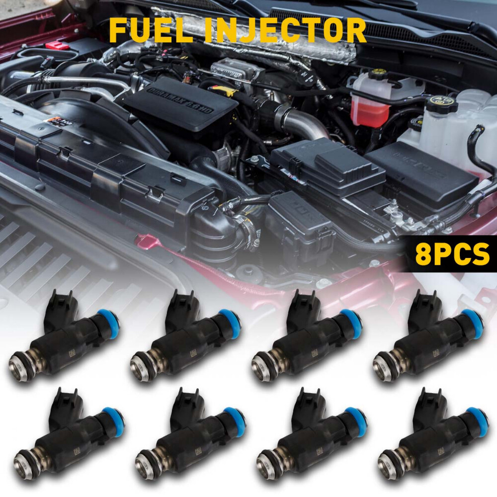 50lb/hr Fuel Injectors GM 12613412 OEM L96 Flex Fuel Injectors TBSS Set of 8
