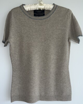 Paul Costelloe Black Label Cashmere Short Sleeve Jumper/TShirt
