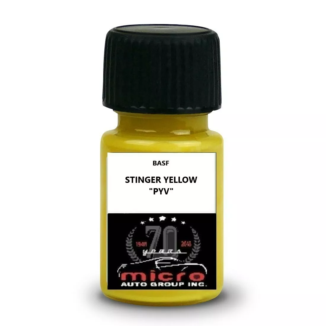 Car Touch Up Paint For CHRYSLER DART Code: WYR VIPER RACE YELLOW