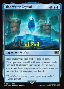 The Water Crystal Foil #85 Final Fantasy MTG
