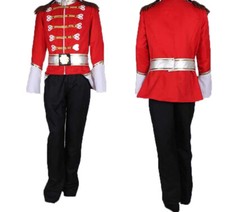 Costume soldatino schiaccianoci adulto vestito soldato completo abito cosplay