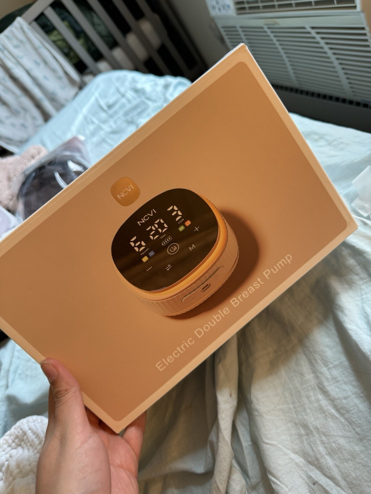 Double Electric Breast Pump by NCVI – Powerful & Comfortable-image