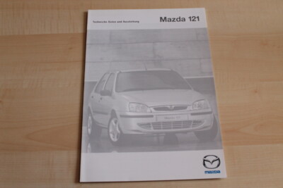 89666) Mazda 121 - technische Daten & Ausstattungen - Prospekt 02/2000