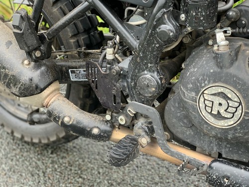 Heel Guard Black Anodised for Royal Enfield Scram 411 - Picture 5 of 5