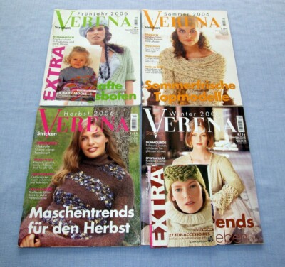 Verena (Burda) Jahr 2006 Strickmode Modemagazin Pullover  / Knitting Magazine
