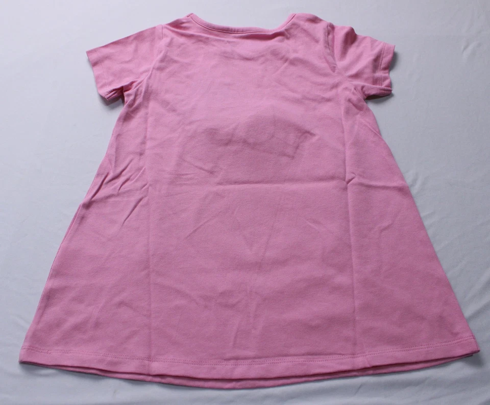 Boden Girl's Zip Detail Cotton Tunic CD4 Vintage Mauve Pelican Size 4-5Y NWT - Image 4 of 4