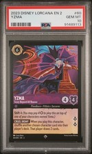 DISNEY LORCANA EN 2-RISE OF THE FLOODBORN YZMA - SCARY BEYOND ALL REASON PSA 10