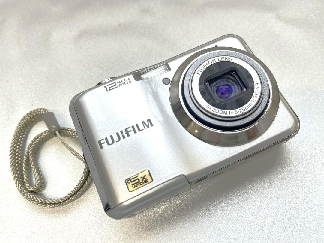 FUJIFILM FinePix AX200 Silver Compact Camera Tested Working From