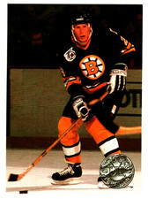 1991-92 Pro Set Platinum Boston Bruins Hockey Card #156 Gord Murphy