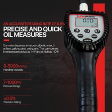 Lubeworks Oil Gun - 10GPM, 1/2" NPT Inlet, Flexible Nozzle & Locking Trigger