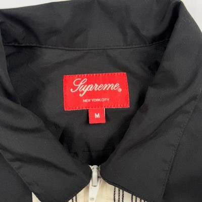 Supreme Bowling Zip Short Sleeve Shirt SS20 Black White Medium | eBay