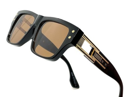 Men Sunglasses Classy Square Dark Black Lens Cholo Style Hip Hop Gangster Lentes