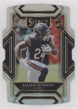 2021 Panini Select Club Level Silver Prizm Die-Cut Khalil Herbert #297 2l4