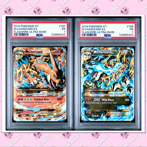 M Charizard-EX graded PSA 1 for sale on eBay