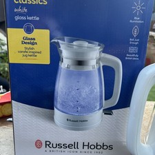 Russell Hobbs Classic Glass Kettle - White (26081)