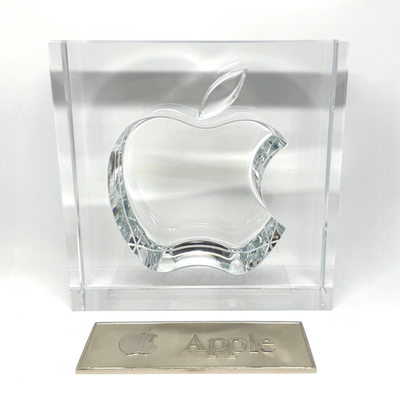 Rare Apple 20th Anniversary Mac TAM HOYA Crystal Award Not for