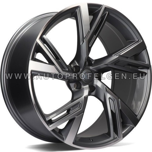 Neu Audi RS6 RS7 RS Style 18 Zoll Felgen 8j 5x112 Alufelgen x4 Grau Silber