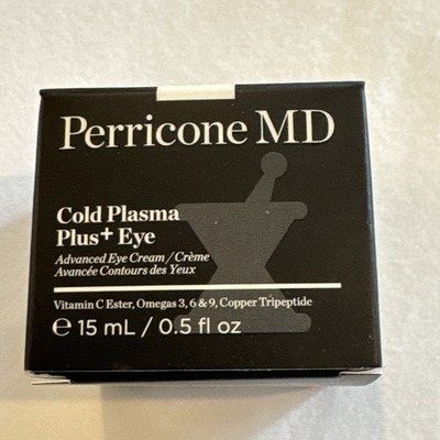 New Perricone MD Cold Plasma Plus+ Eye Advanced Eye Cream 0.5 oz/15ml NIB