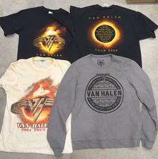 (4) Van Halen 2004 Tour (3) T-Shirt (1) Sweat Shirt XL Medium Large