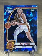 2025 Bowman University Chrome Sapphire 1st Kiki Iriafen #47 USC Washington
