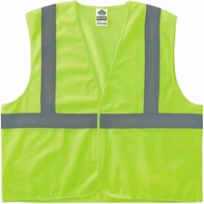 Ergodyne Glowear Reflective Safety Vest, Yellow, Orange, Mesh, Adults, Unisex, H