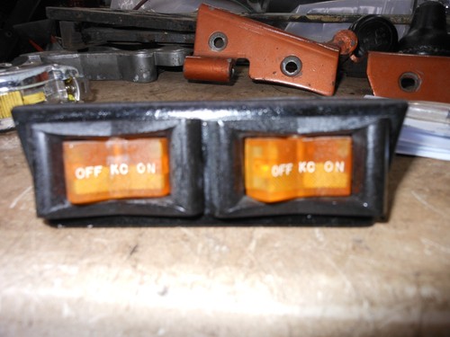 USED KC LIGHT TOGGLE SWITCH, DOUBLE.  GOOD CONDITION