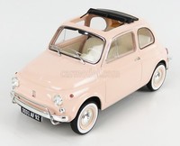 Norev 1/18 Fiat 500L Open Roof 1968 Pink Modellbau Statisches Modell Diecast