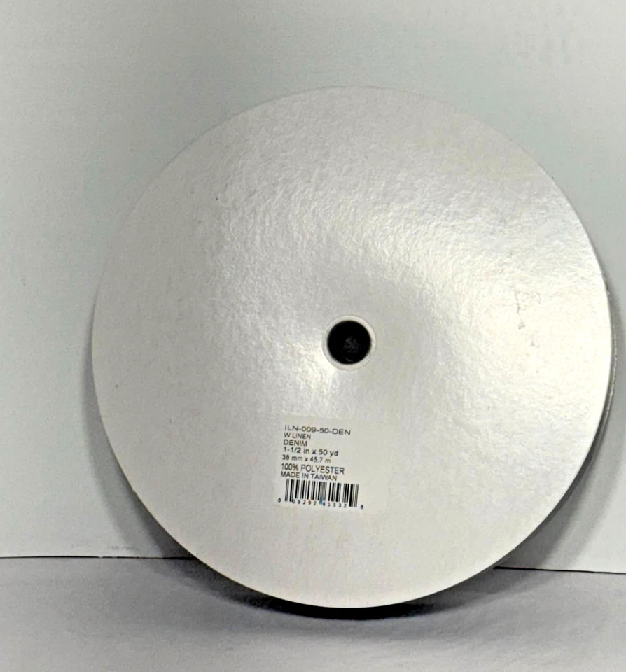 Berwick Offray Linen Wired Edge Ribbon Lot 4 Colors 1.5"x50yd Craft Gift Decor - Image 3 of 4