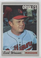 1970 Topps Earl Weaver #148 HOF