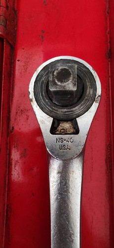 Trinquete de accionamiento vintage NAPA NS-40 10" largo 1/2" EE. UU. - Imagen 2 de 6